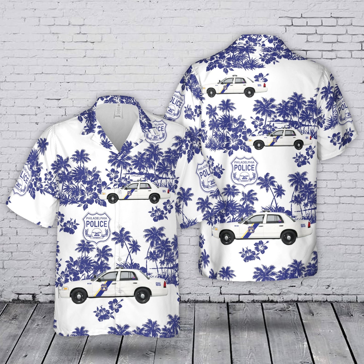 Philadelphia Police Department Hawaiian Shirt