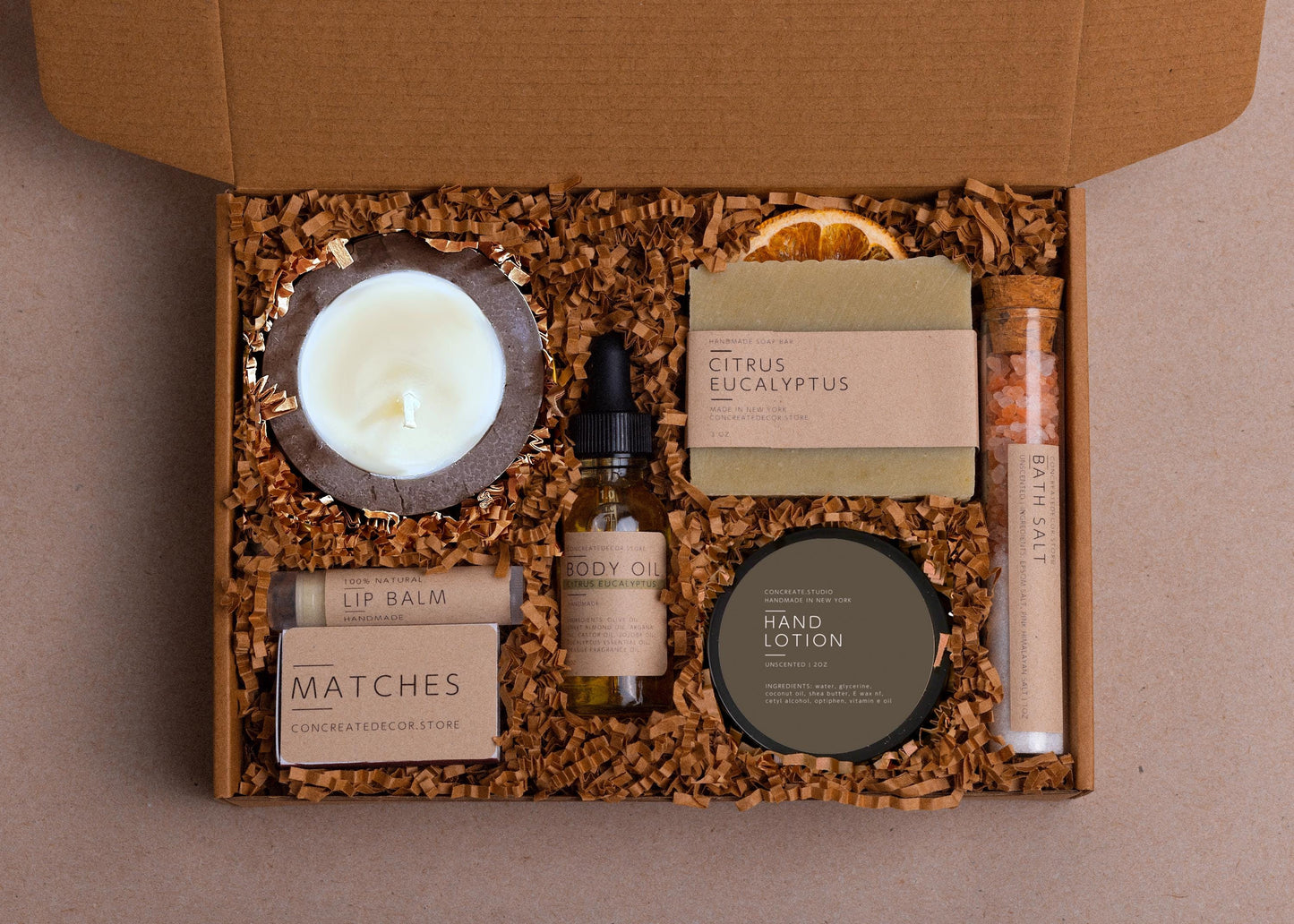 Handmade Spa Gift Box: Get Well Soon Care Package