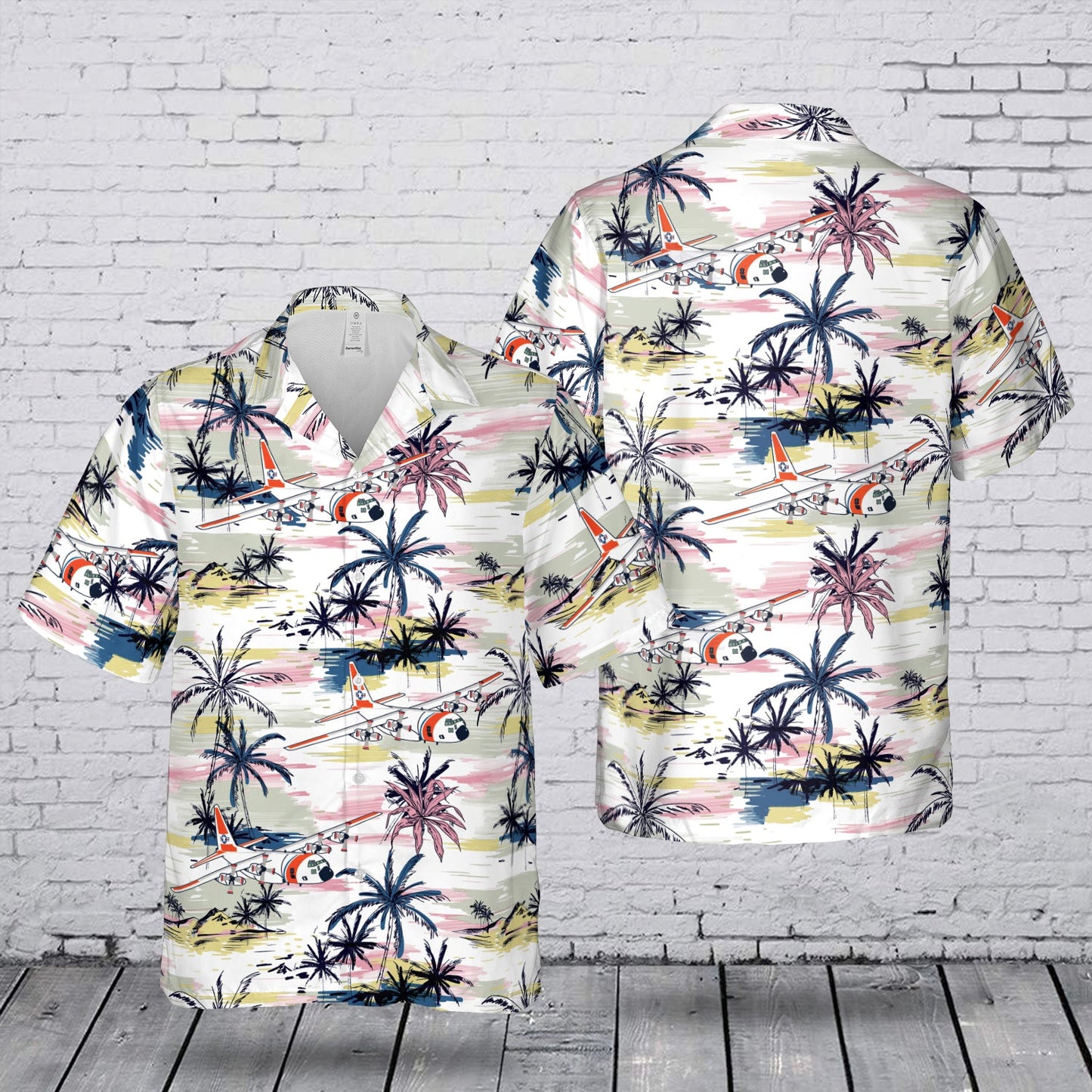 US Coast Guard (USCG) HC-130 Hawaiian Shirt