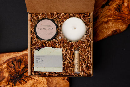 Luxury Birthday Gift Box For Her: Handmade Spa Self Care Set