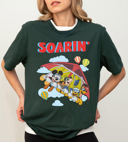 Soarin’ Ride Shirt,  Mickey Pluto Goofy Shirt,  Vacation Shirt, Epcot Soarin  Tee, WDW Boy Shirt,  Park Flying Shirt