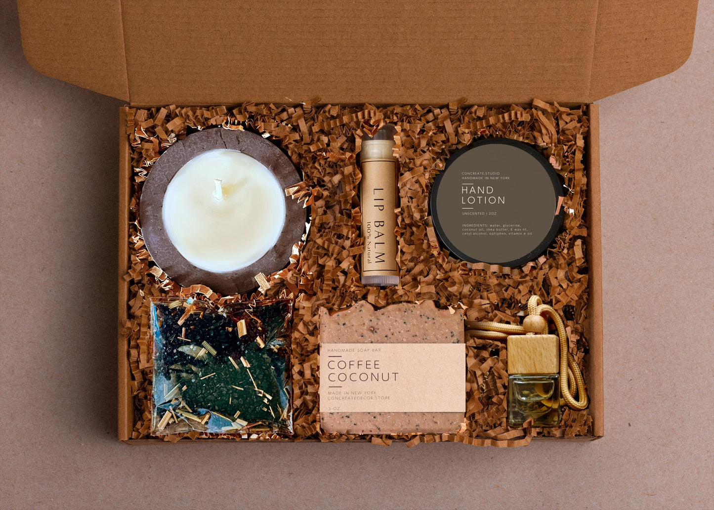 Luxe Birthday Gift Box For Men: Handmade Candle, Soap & Self Care