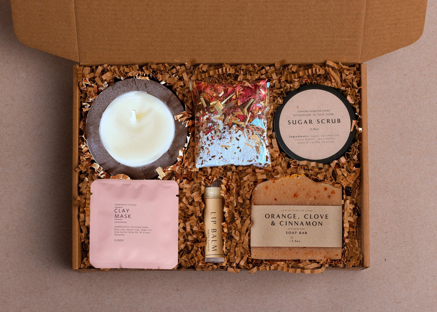 Self Care Package For Women: Aromatherapy Candle, Soap & Body Oil