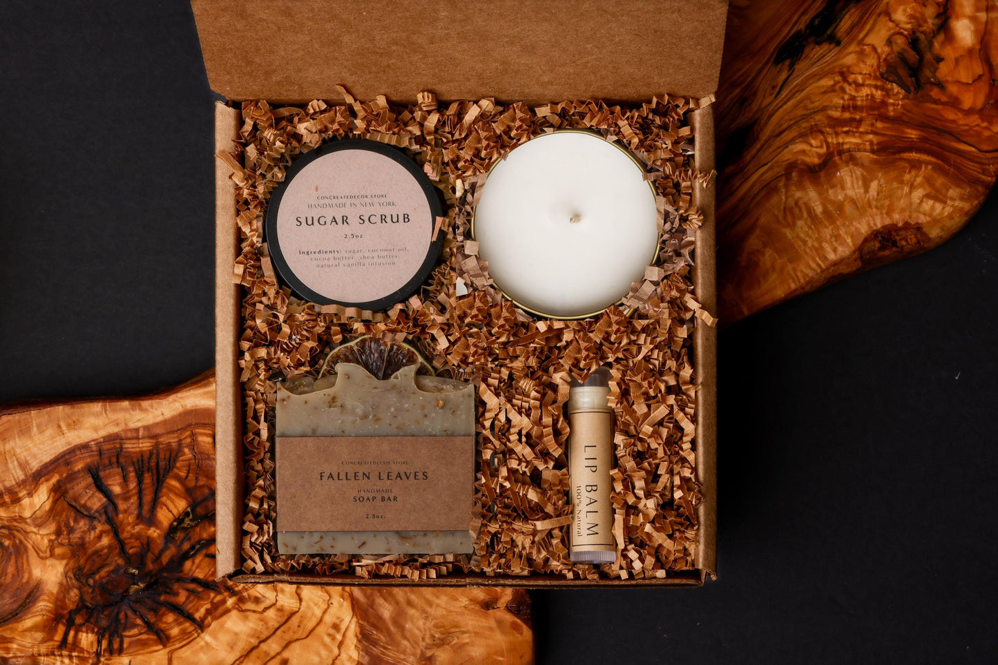 Handcrafted Spa Gift Box: Self Care Package