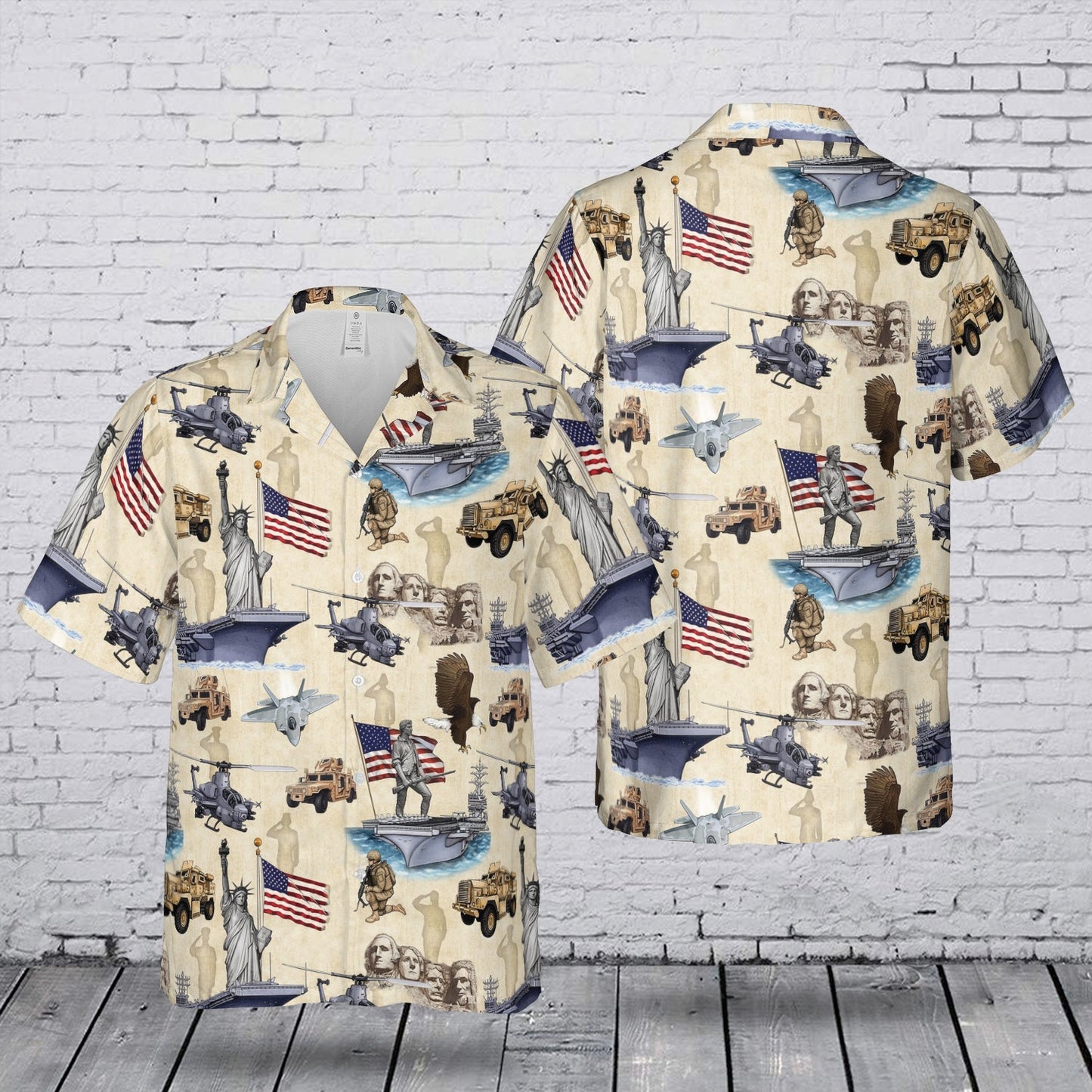 Military USA 250th Anniversary Hawaiian Shirt